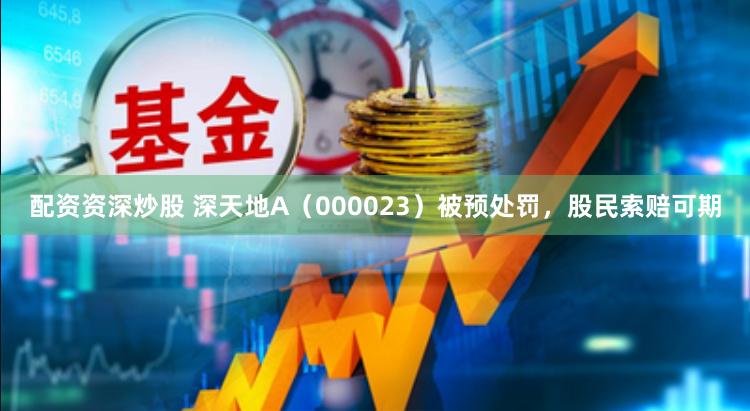 配资资深炒股 深天地A（000023）被预处罚，股民索赔可期