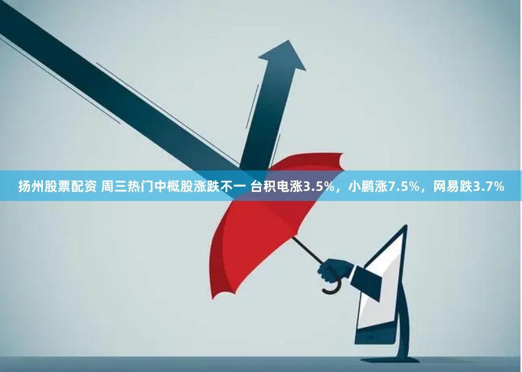 扬州股票配资 周三热门中概股涨跌不一 台积电涨3.5%，小鹏涨7.5%，网易跌3.7%